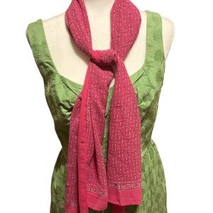 New! Effy Henatian fuchsia scarf